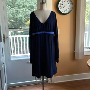 Women’s Dress Navy Blue Sz 12 Laundry By Design.